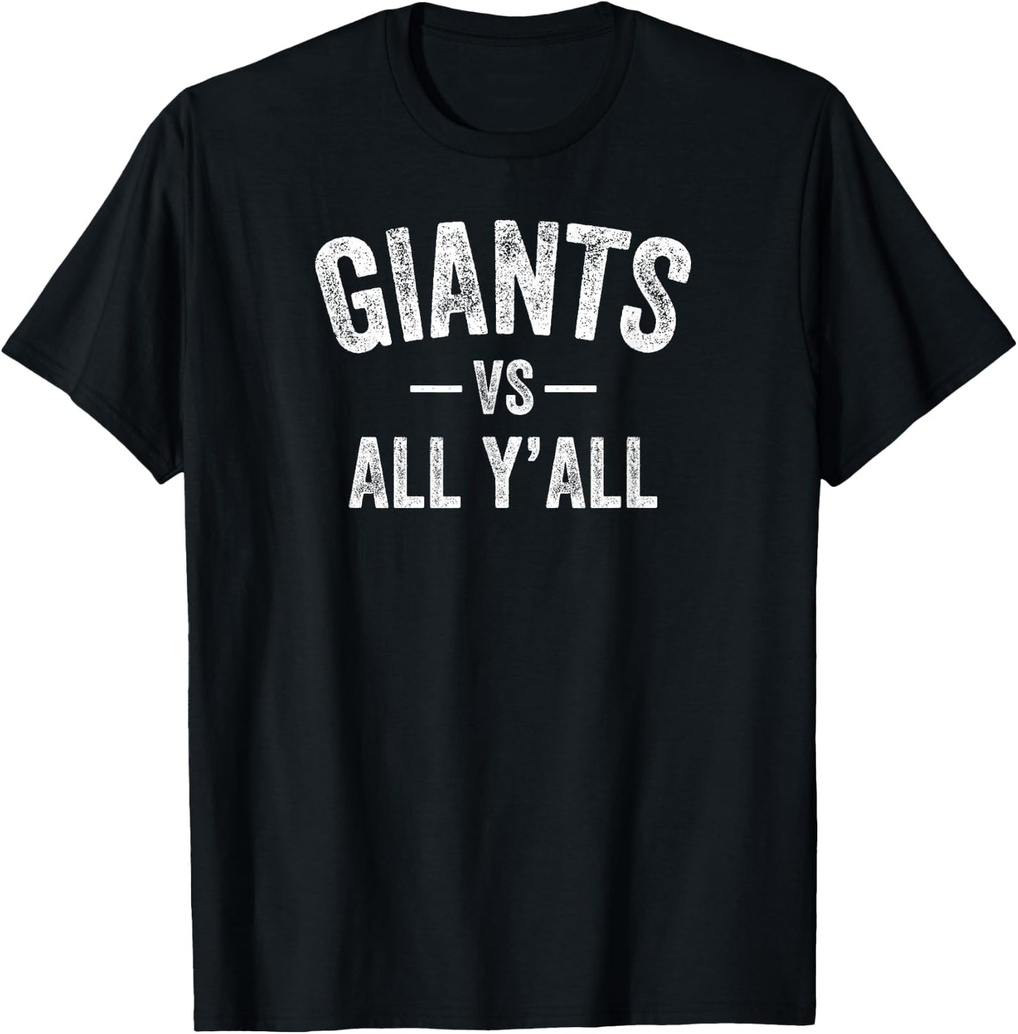 Giants Jena vs. All Y’all HS T-Shirt - T-Shirt | Black