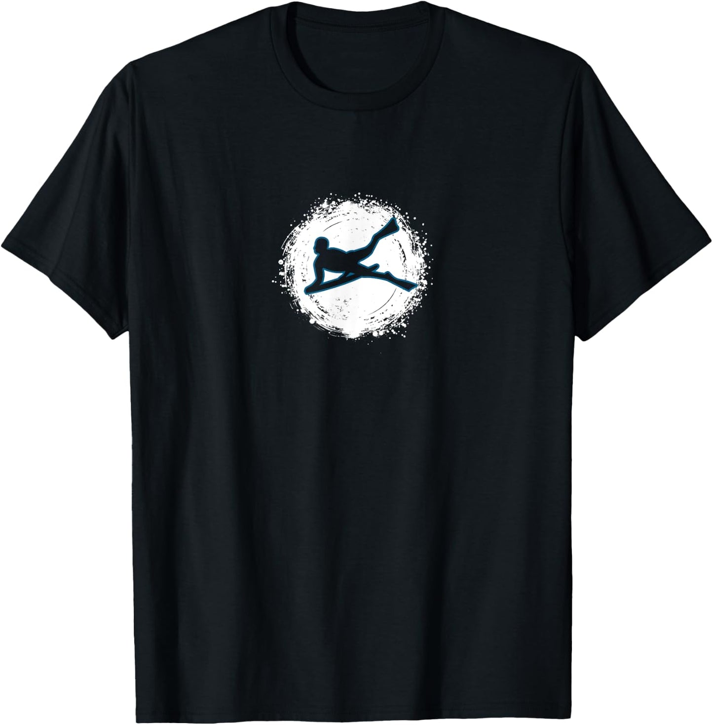 Minimalist Bodyboard Vintage Bodyboarding Graphic T-Shirt - T-Shirt | Black