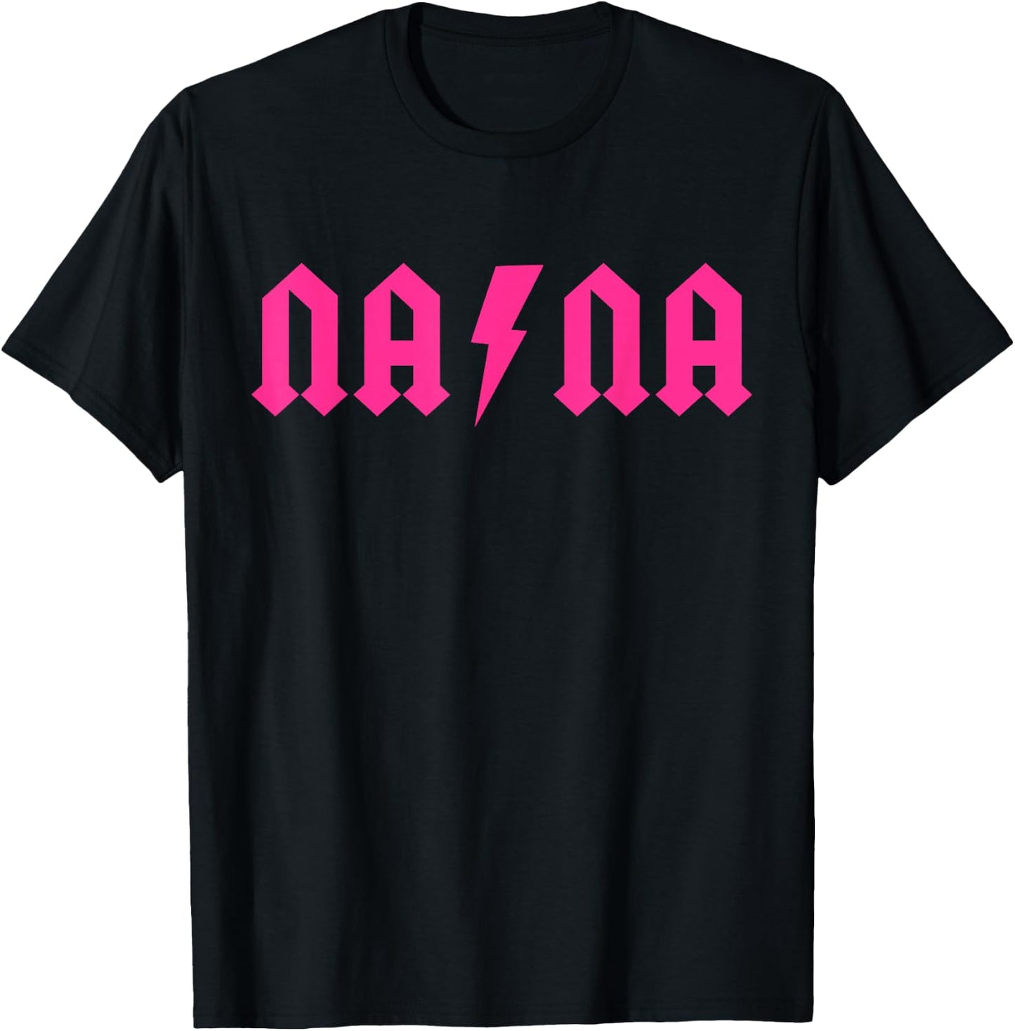 Rock n Roll Nana Birthday Rock Star Matching Family T-Shirt - T-Shirt | Black