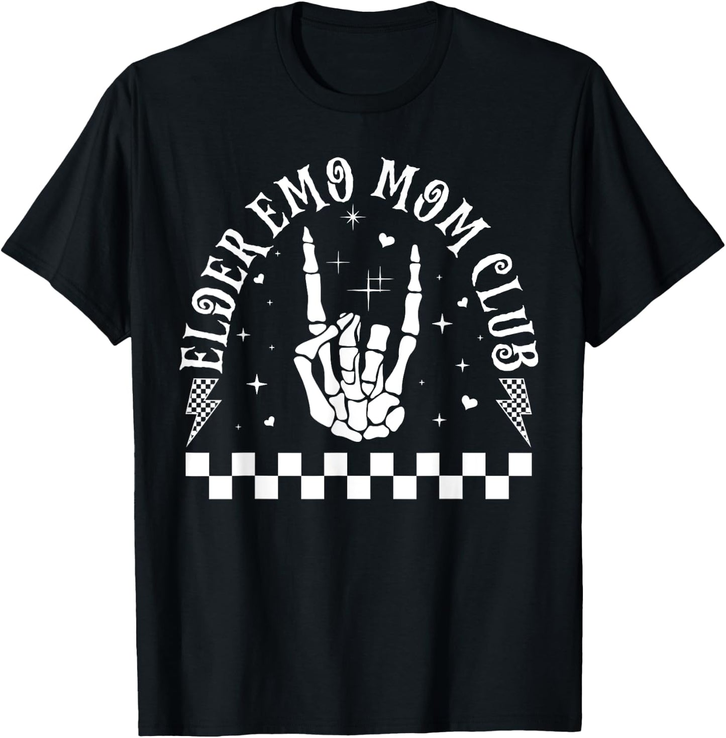 Elder Emo Mom Club Emo Lifestyle Emo Music Goth Subculture T-Shirt - T-Shirt | Black