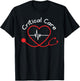 Critical Care Nursing Department ICU RN Critical Care Nurse T-Shirt - T-Shirt | Black