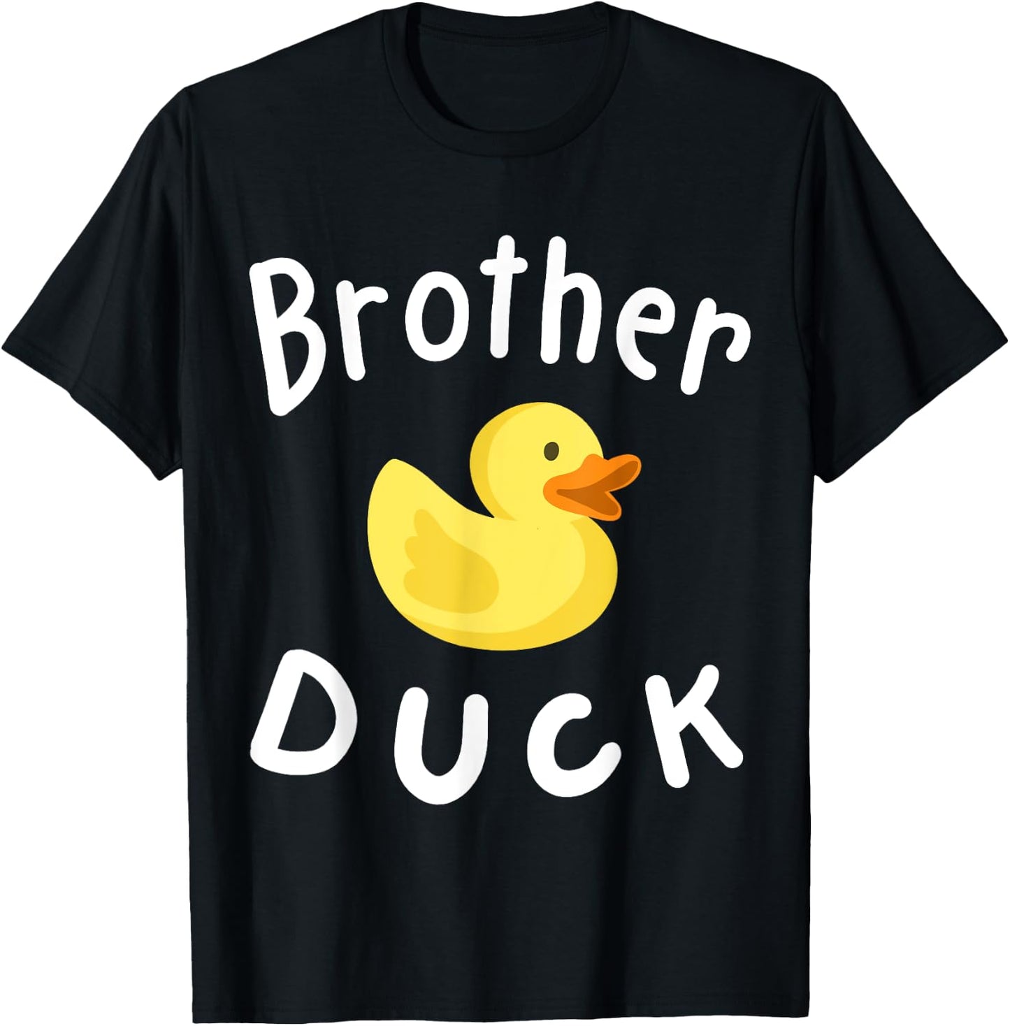 Brother Duck Birthday Rubber Duck Lover Family Matching Boys T-Shirt - T-Shirt | Black