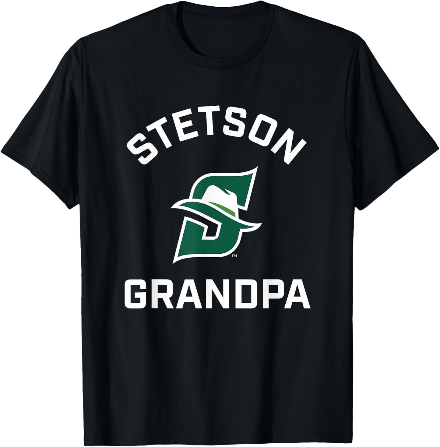 Stetson University Hatters Arched Grandpa T-Shirt - T-Shirt | Black