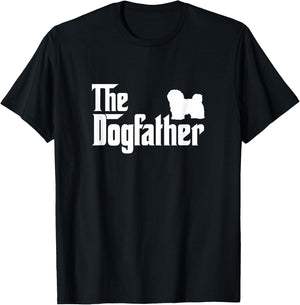 Havanese Lover Gift DogFather T-Shirt - T-Shirt | Black