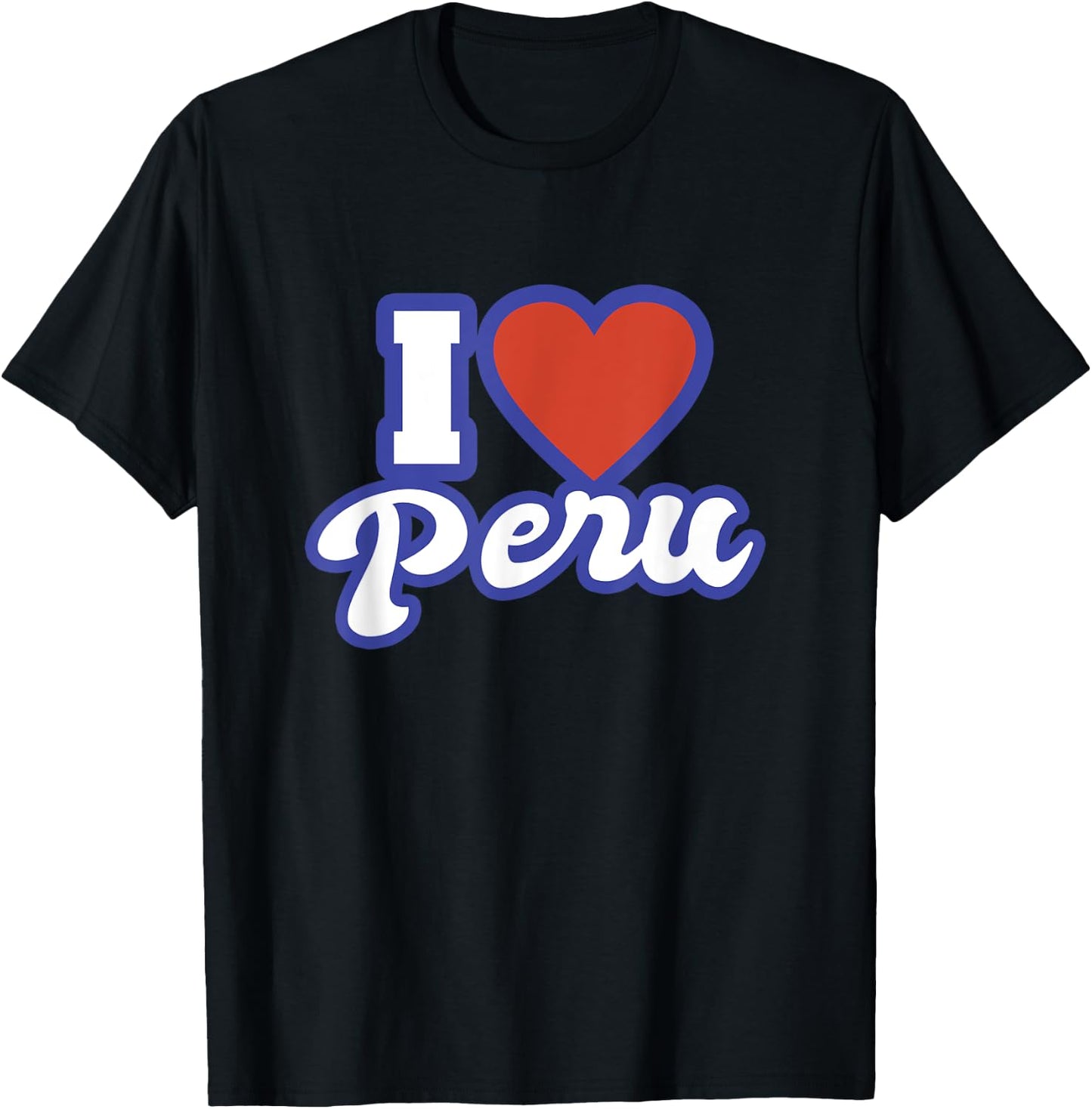 I Love Peru T-Shirt - T-Shirt | Black