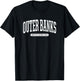 College Style Outer Banks North Carolina Souvenir Gift T-Shirt - T-Shirt | Black