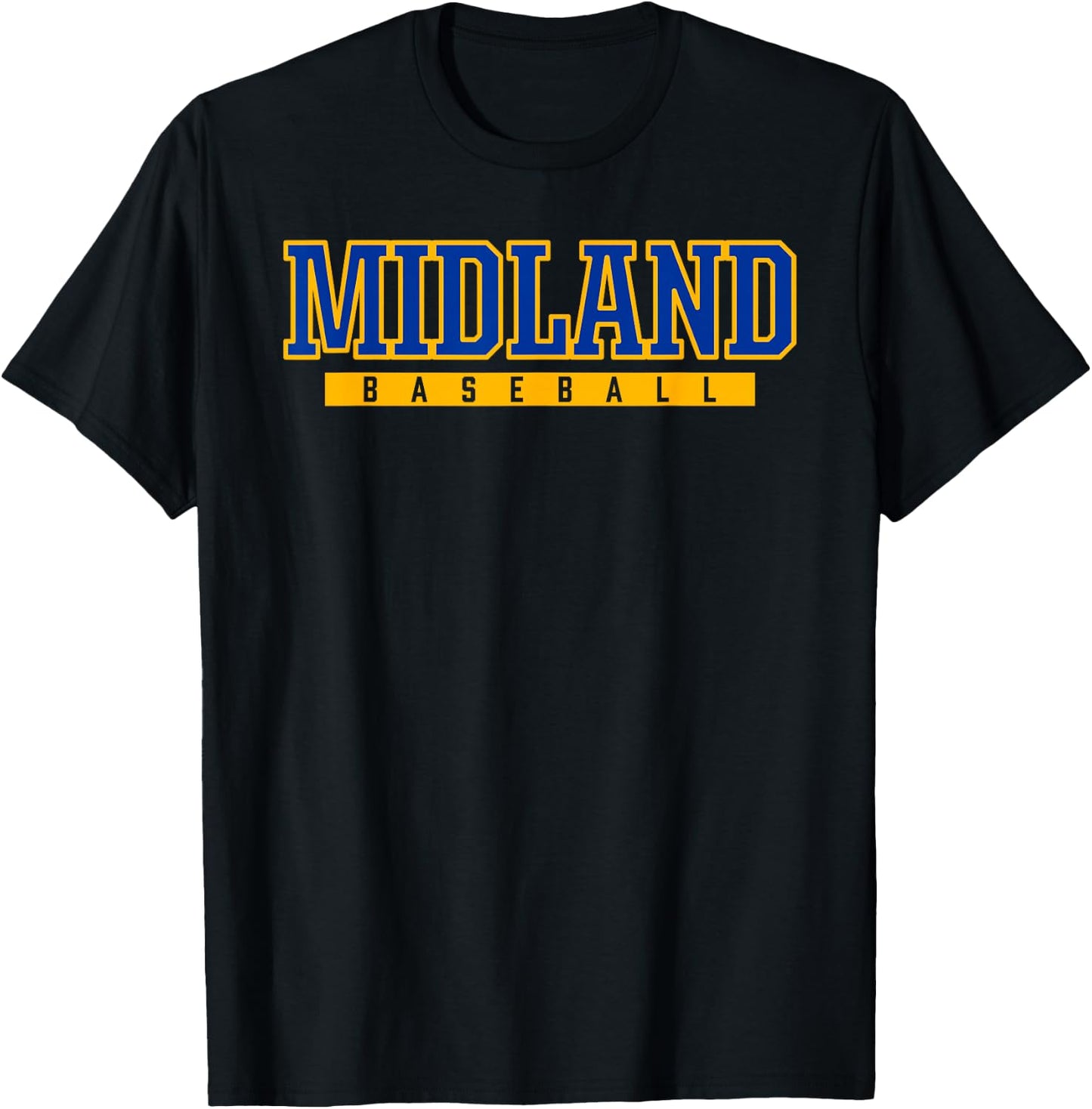 Midland High School Baseball T-Shirt - T-Shirt | Black