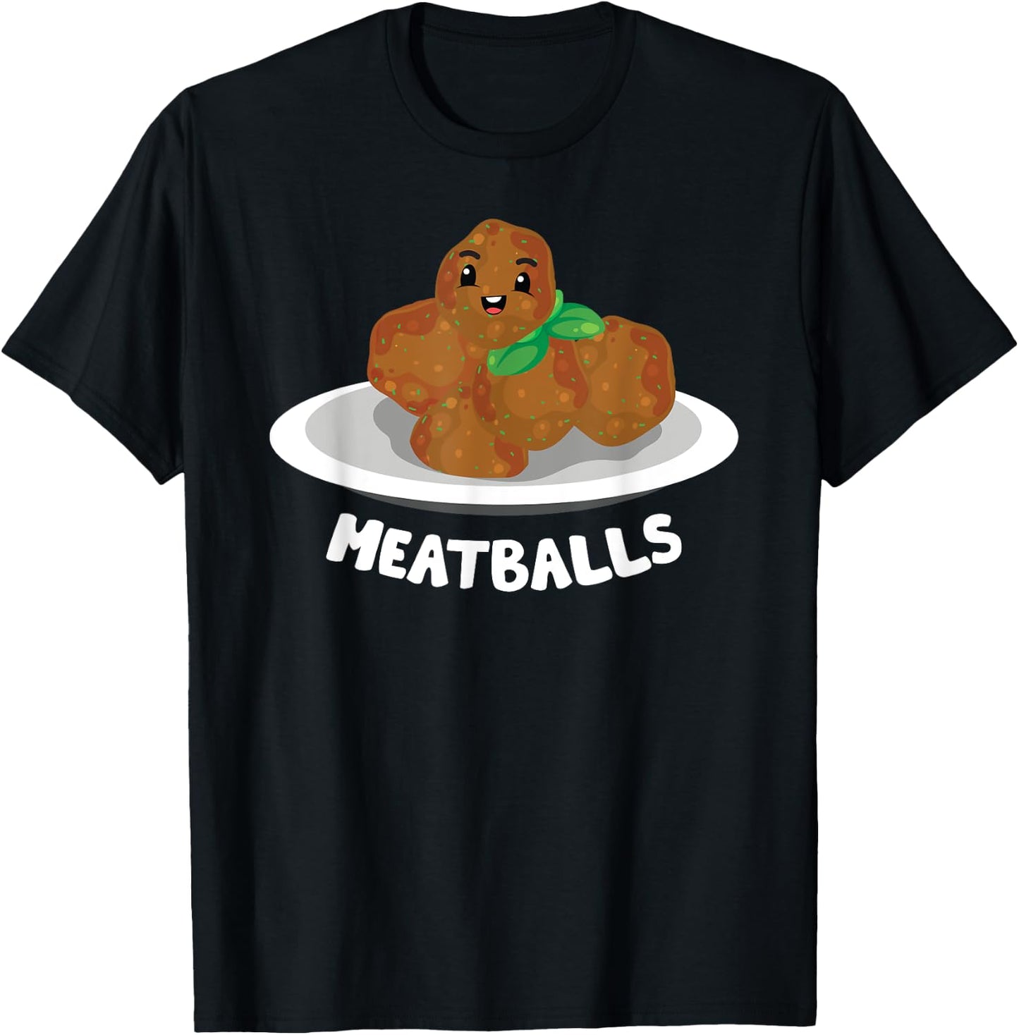 Spaghetti & Meatballs Matching Couple Halloween Best Friends T-Shirt - T-Shirt | Black