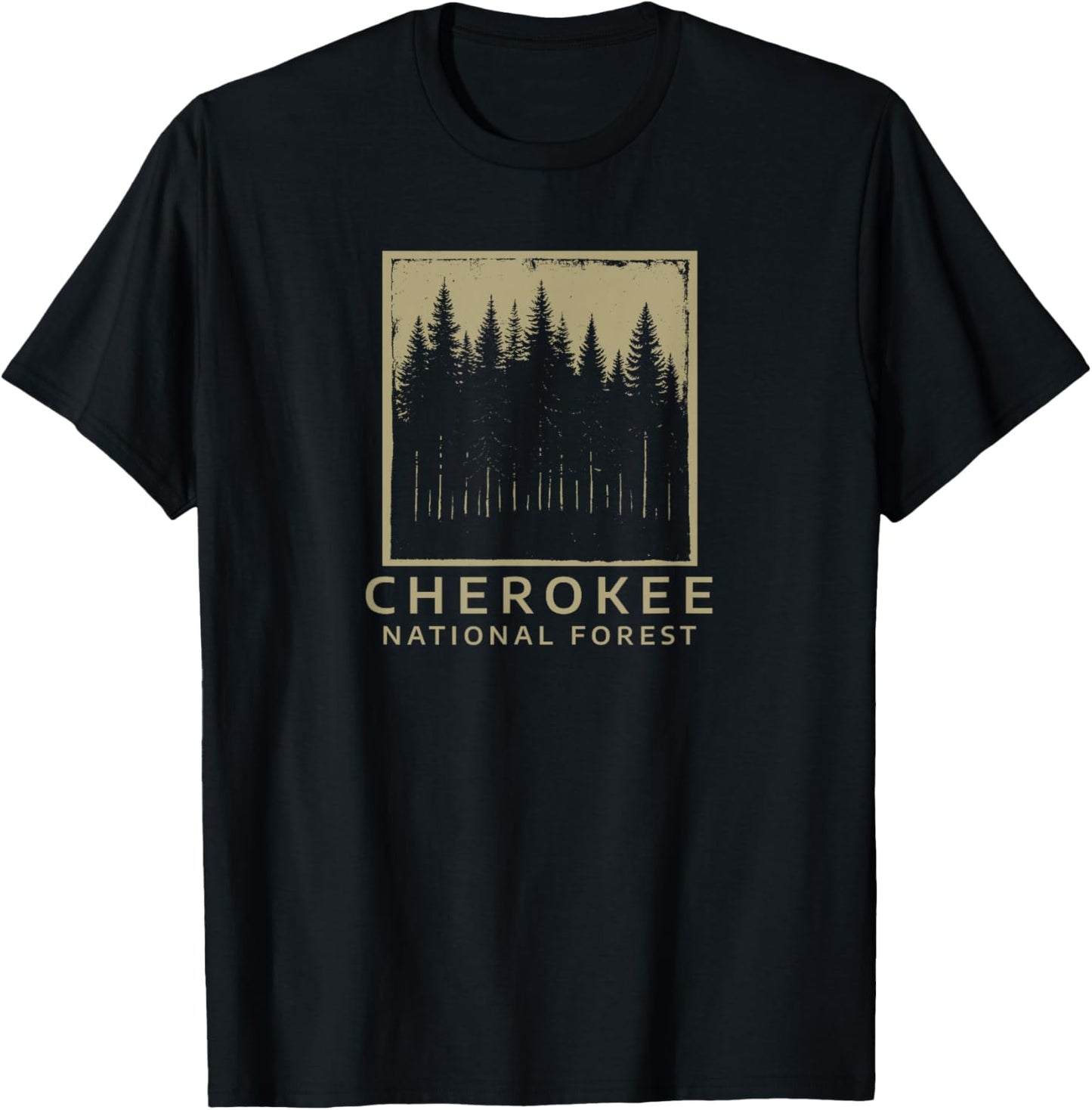 Cherokee National Forest T-Shirt - T-Shirt | Black