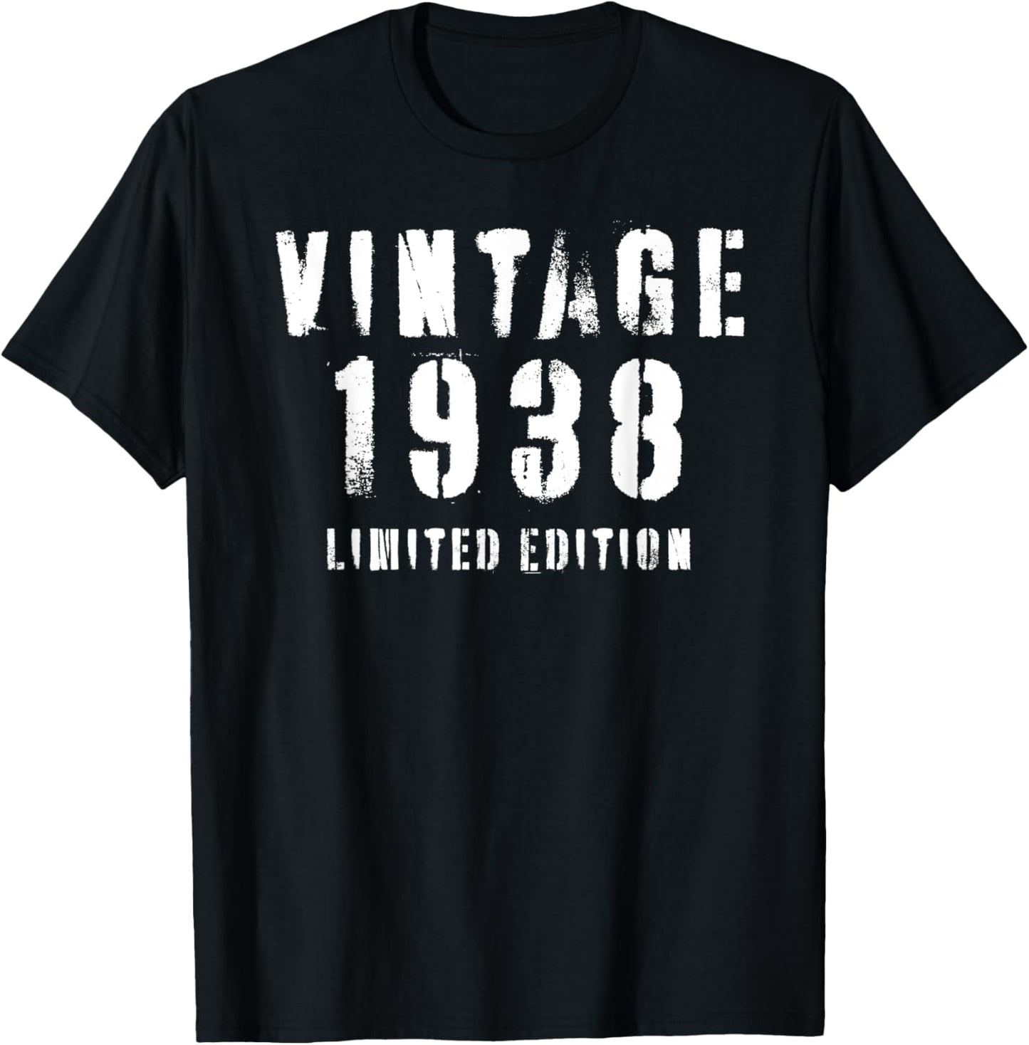 Vintage 1938 Retro Classic – Limited Edition T-Shirt - T-Shirt | Black