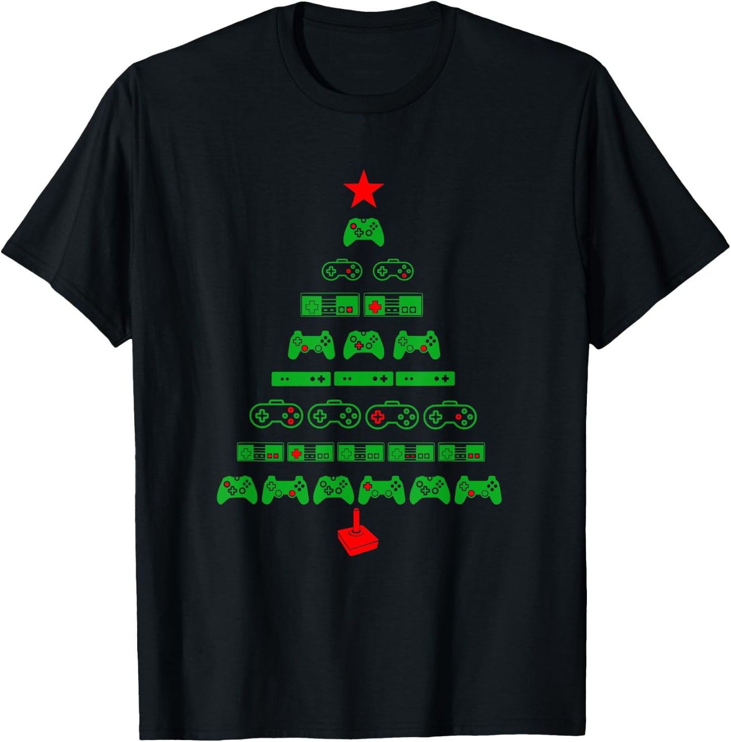 Christmas Gamer Shirt - Video Games T-Shirt - T-Shirt | Black