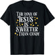 The Love Of Jesus Is Sweeter Than Candy Christian Halloween T-Shirt - T-Shirt | Black
