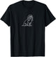 Cavalier King Charles Spaniel - Minimalist Dog Lover T-Shirt - T-Shirt | Black
