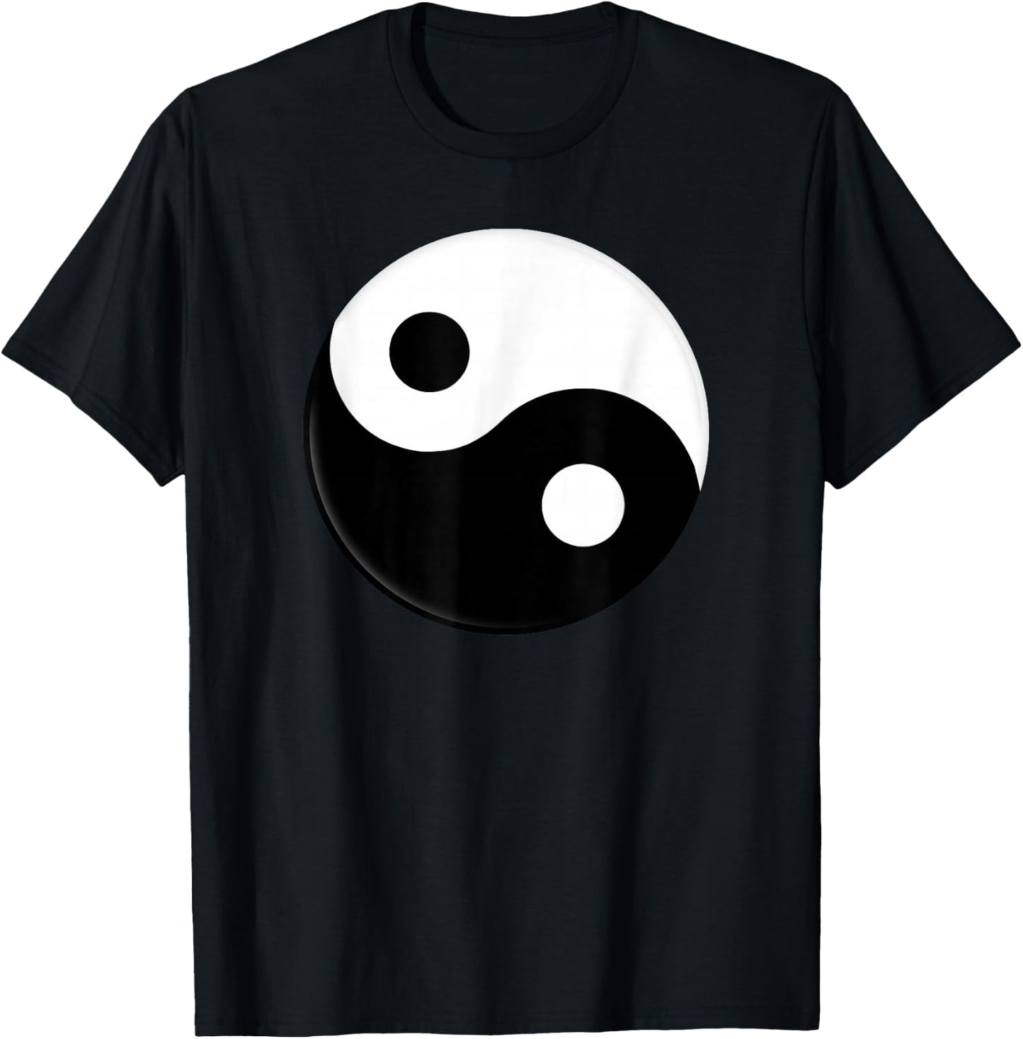 Yin Yang Classic Black White Symbol Vintage Chinese Gift T-Shirt - T-Shirt | Black