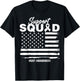 USA Flag Purple Ribbon Support GIST Awareness Squad Men T-Shirt - T-Shirt | Black