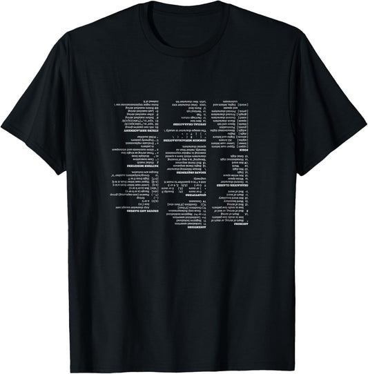 RegEx Cheat Sheet - Linux Geek Humor for Programmer T-Shirt - T-Shirt | Black
