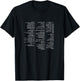 RegEx Cheat Sheet - Linux Geek Humor for Programmer T-Shirt - T-Shirt | Black