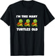 Kids I'm This Many Turtles Old - Tortoise 3rd Birthday 3 Years T-Shirt - T-Shirt | Black