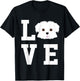 I Love My Maltese Dog Lover T-Shirt - T-Shirt | Black