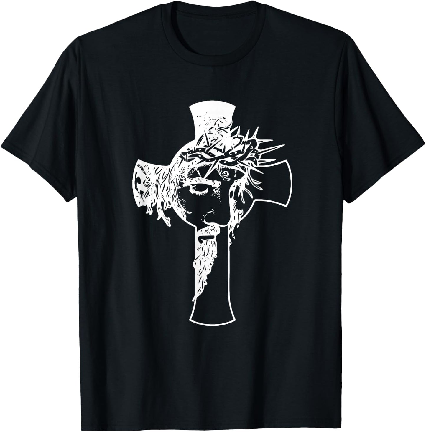 Crucifix jesus christ Cross Christianity Christian Love T-Shirt - T-Shirt | Black