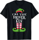I'm The DRIVER Elf Family Matching Christmas T-Shirt - T-Shirt | Black