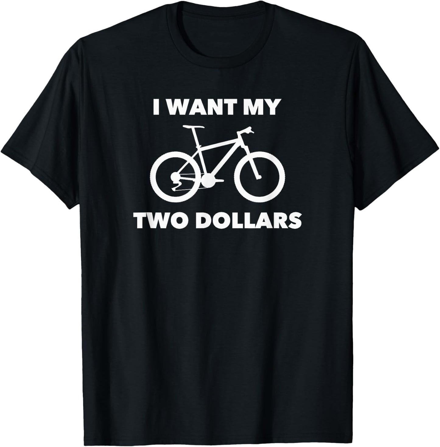 I Want My Two Dollars 2$ Movie Quote Retro 80s Vintage T-Shirt - T-Shirt | Black