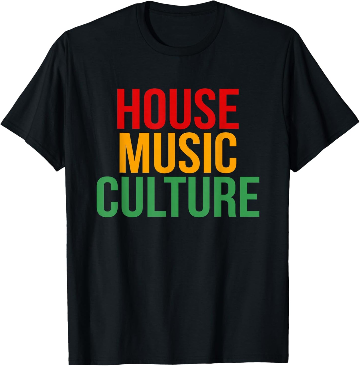 House Music Culture - EDM DJ T-Shirt - T-Shirt | Black