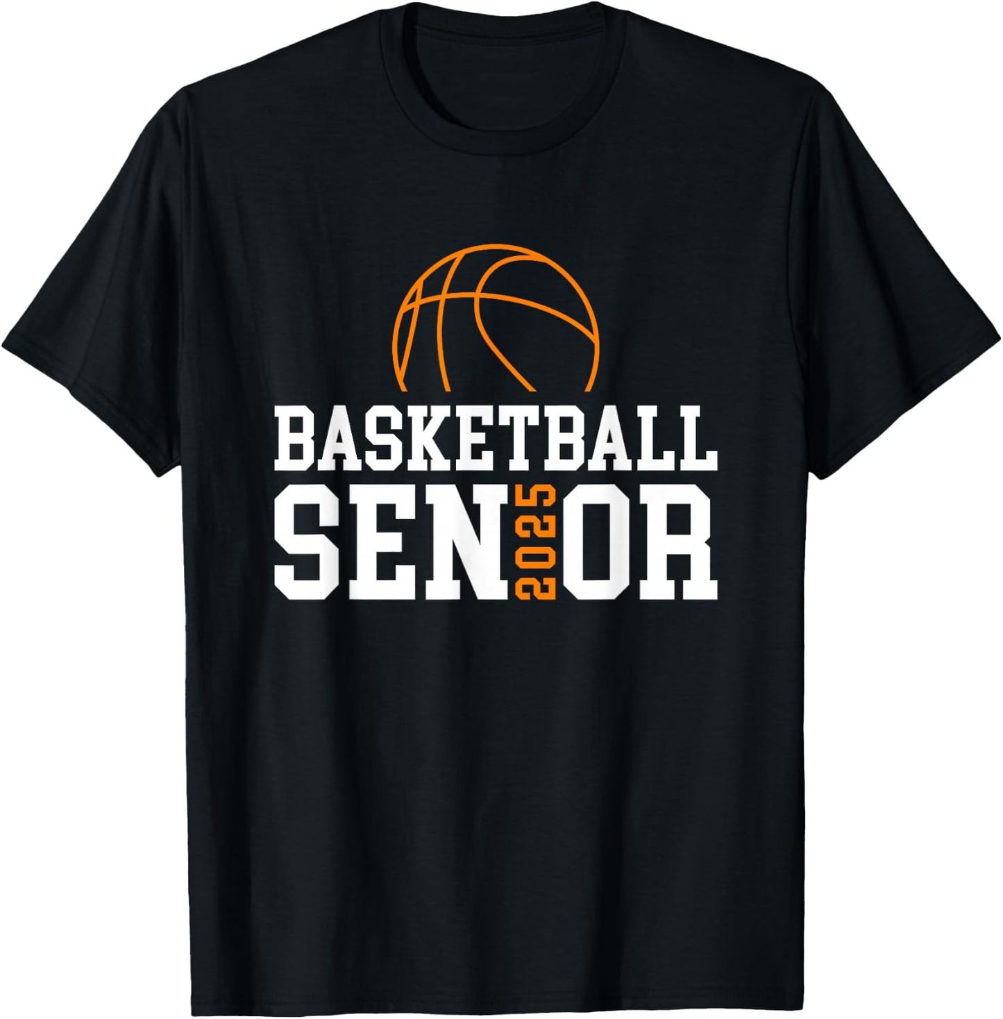 Class of 2025 Basketball Senior Night T-Shirt - T-Shirt | Black