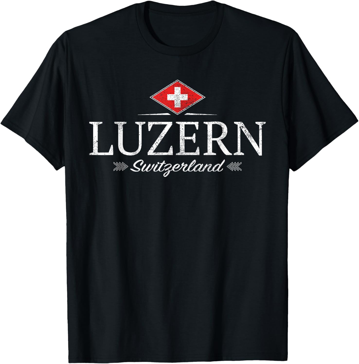 Lucerne / Luzern Switzerland T-Shirt - T-Shirt | Black