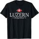 Lucerne / Luzern Switzerland T-Shirt - T-Shirt | Black