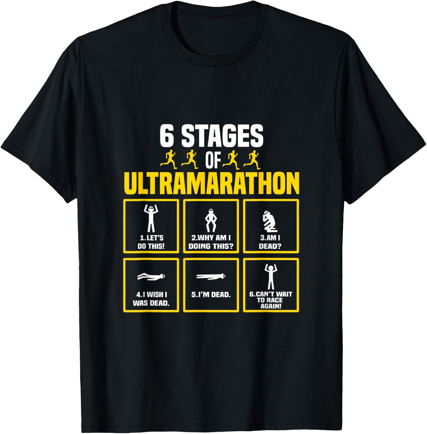 Ultrarunner Shoes for Ultramarathon 100 Miles Ultra Runner T-Shirt - T-Shirt | Black