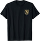 Czech Republic Lion Symbol Czechia Coat of Arms Flag Shield T-Shirt - T-Shirt | Black
