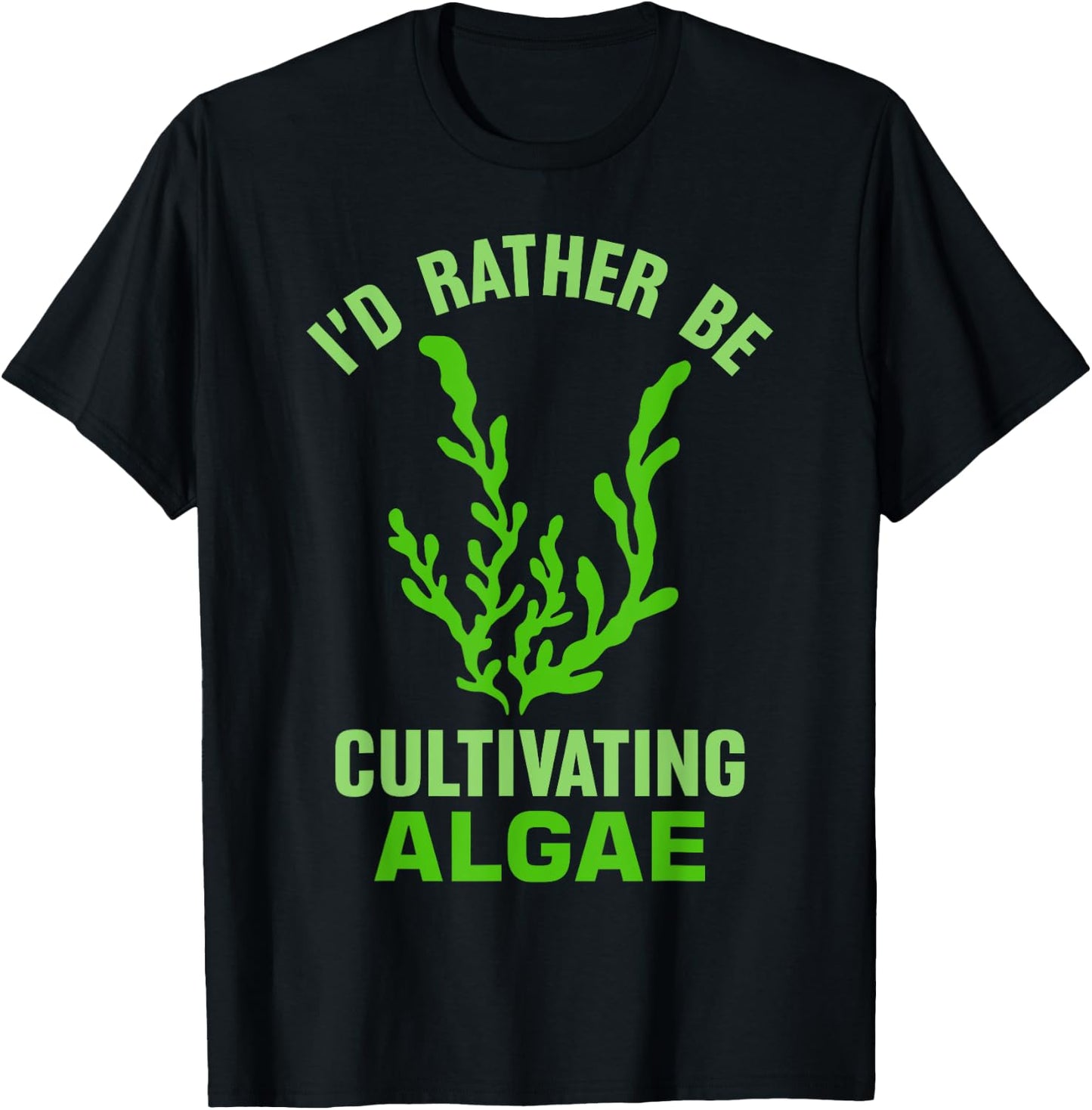 Seaweed Design for Algae Lovers T-Shirt - T-Shirt | Black