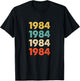 1984 Birthday T-Shirt - T-Shirt | Black