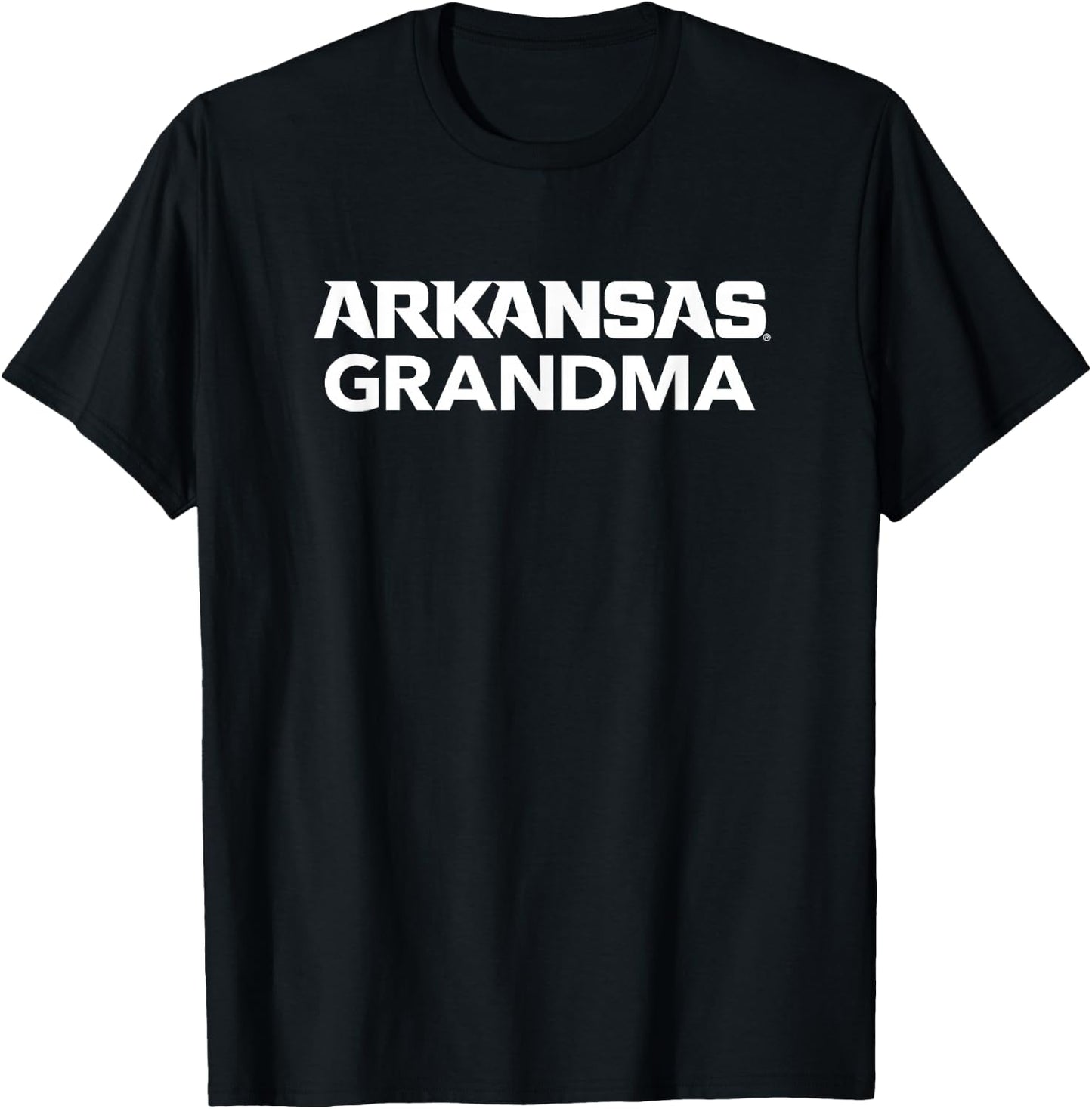 Campus Lab University of Arkansas Razorbacks Grandma , Small, Red T-Shirt - T-Shirt | Black