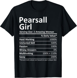 PEARSALL GIRL TX TEXAS Funny City Home Roots USA Gift T-Shirt - T-Shirt | Black