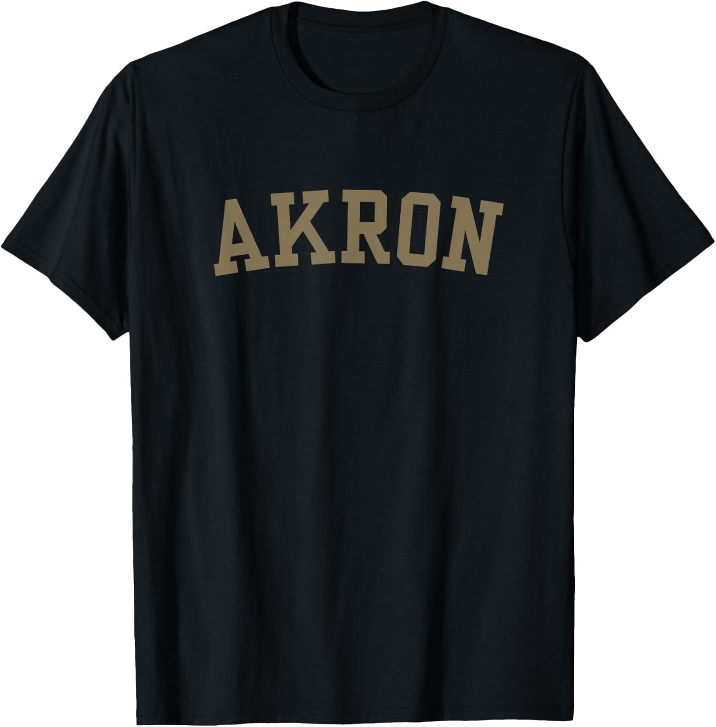 Ohio Akron Sports , -Adults, Blue, Short Sleeve, Small T-Shirt - T-Shirt | Black