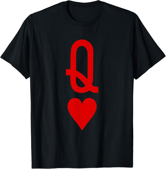 Queen of Hearts T-Shirt - T-Shirt | Black