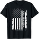Civil Air Patrol United States Distressed w US Flag T-Shirt - T-Shirt | Black