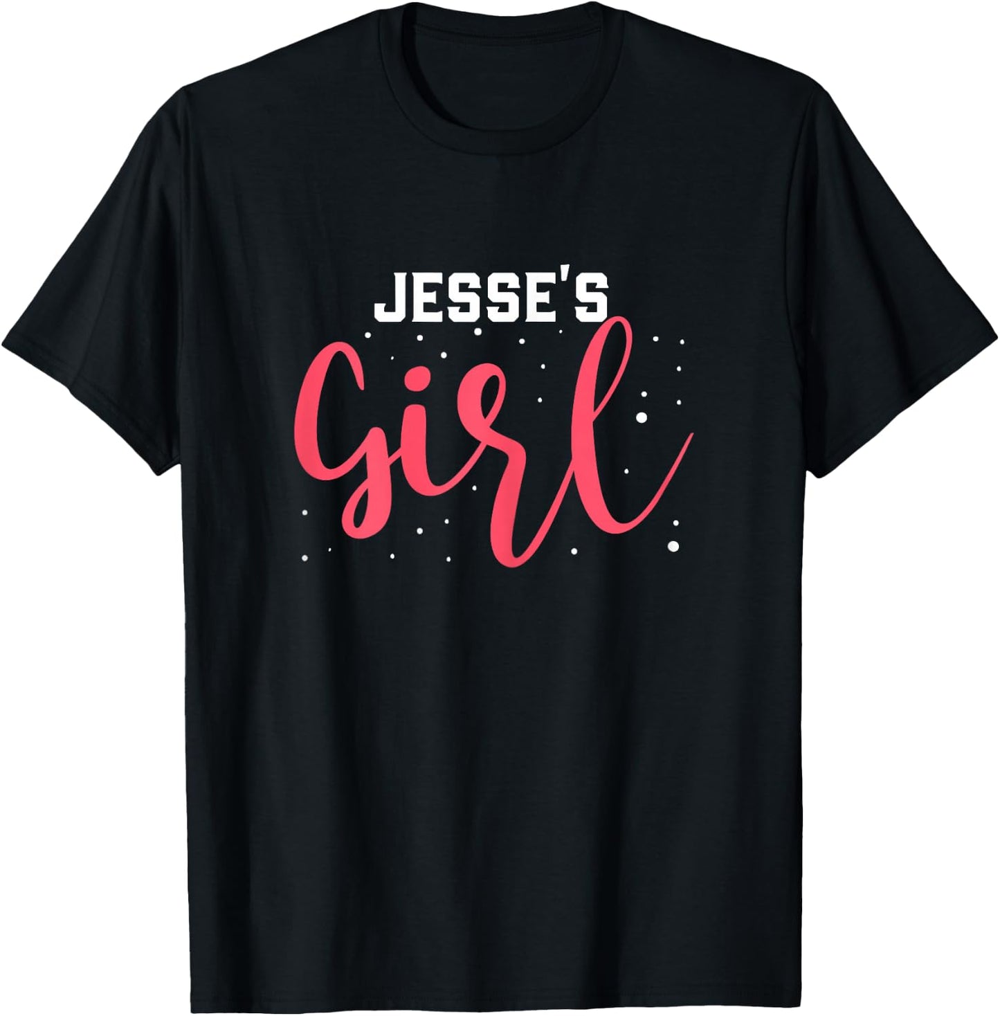 JESSE'S Girl Matching Boyfriend Girlfriend T-Shirt - T-Shirt | Black