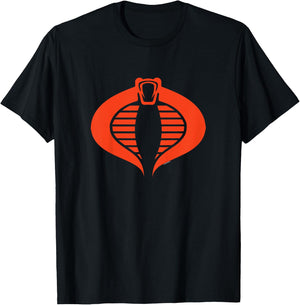 G.I. Joe A Real American Hero Cobra Command Logo T-Shirt - T-Shirt | Black
