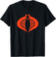 G.I. Joe A Real American Hero Cobra Command Logo T-Shirt - T-Shirt | Black