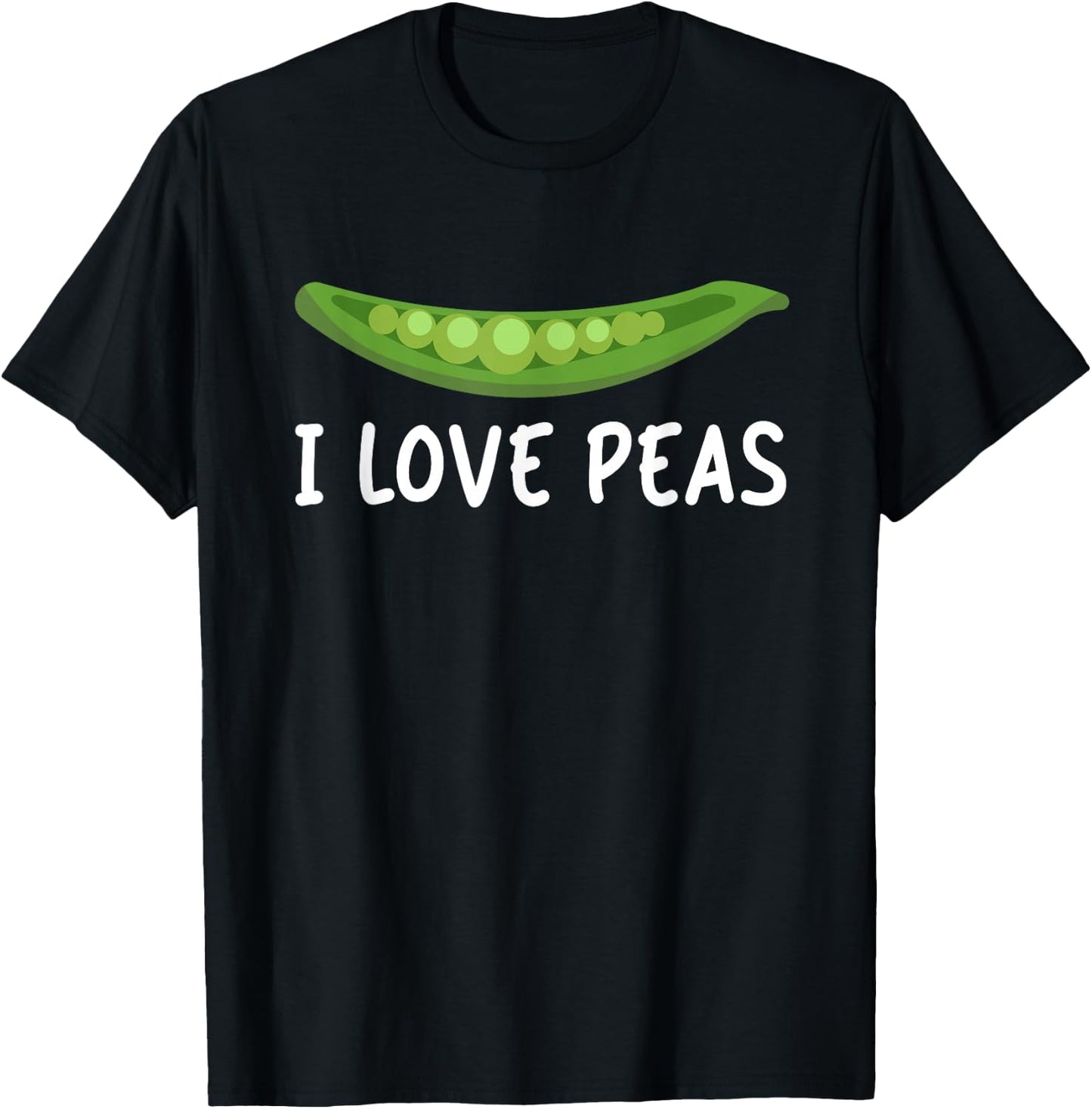 I Love Peas T-Shirt - T-Shirt | Black