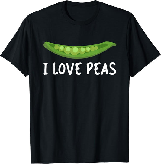 I Love Peas T-Shirt - T-Shirt | Black