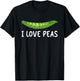 I Love Peas T-Shirt - T-Shirt | Black