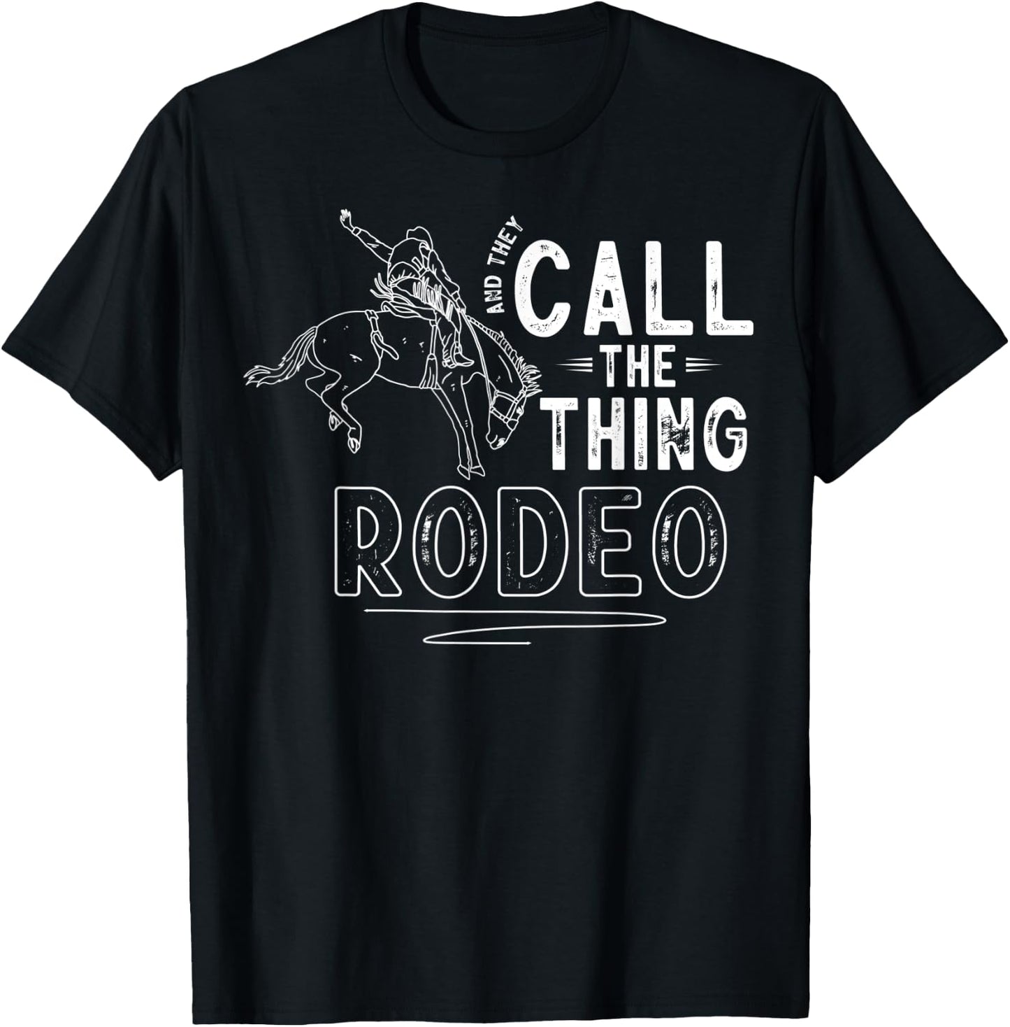 Horse Riding Equestrian Horse Owner Western Horse Rodeo T-Shirt - T-Shirt | Black