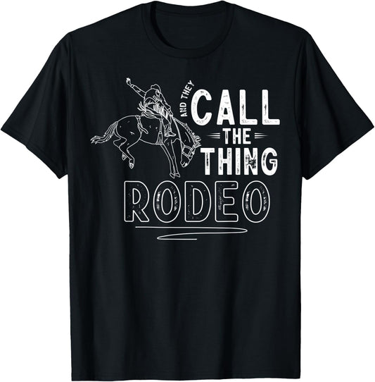 Horse Riding Equestrian Horse Owner Western Horse Rodeo T-Shirt - T-Shirt | Black