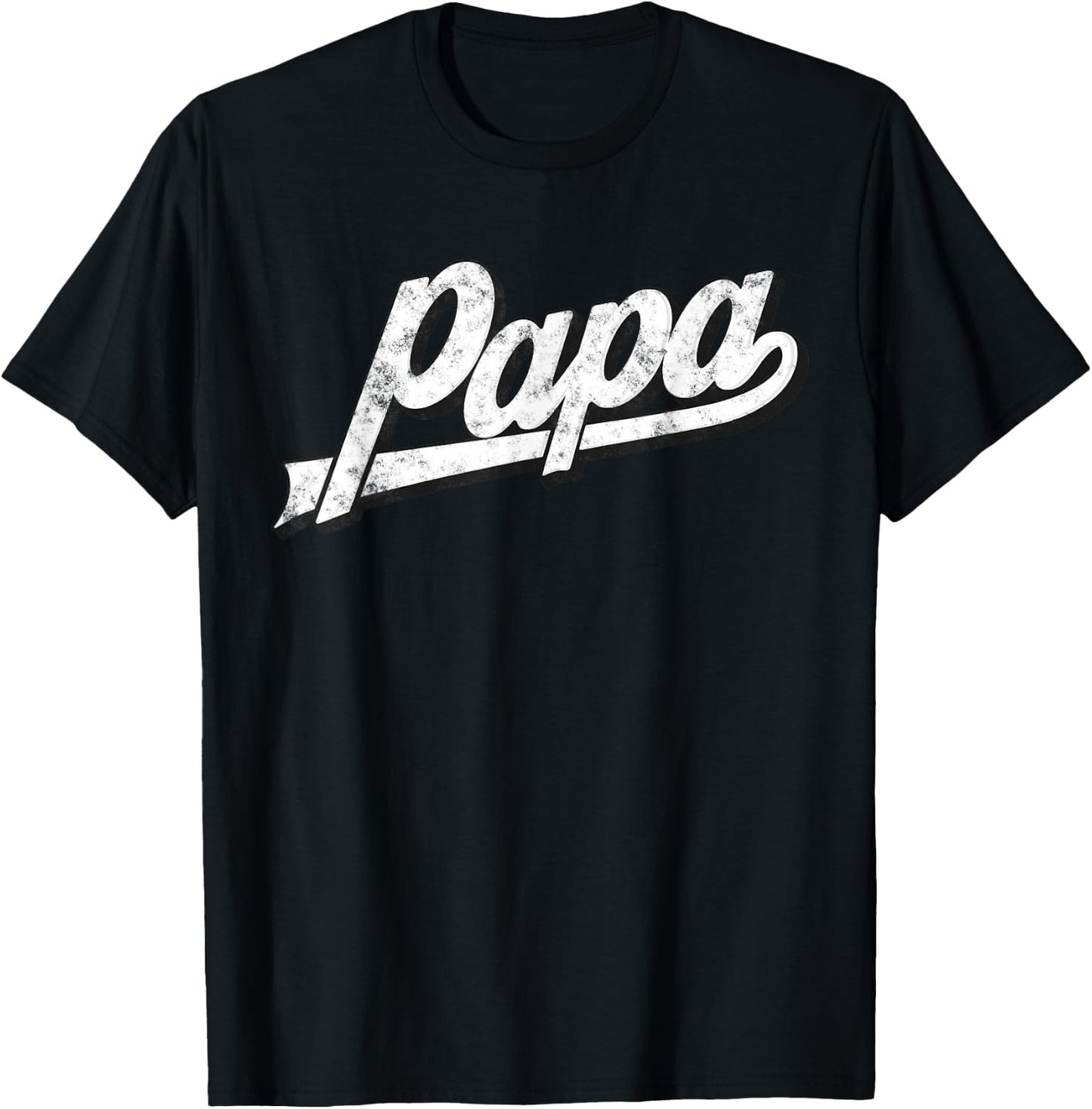 Papa Retro Style Funny Father’s Day Gifts For Dad Grandpa T-Shirt - T-Shirt | Black