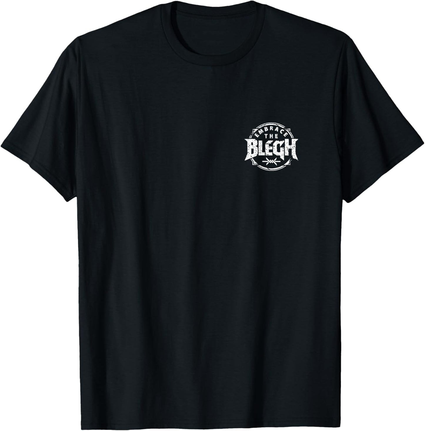 Deathcore (Front/Backprint) Metalcore Cute Blegh T-Shirt - T-Shirt | Black