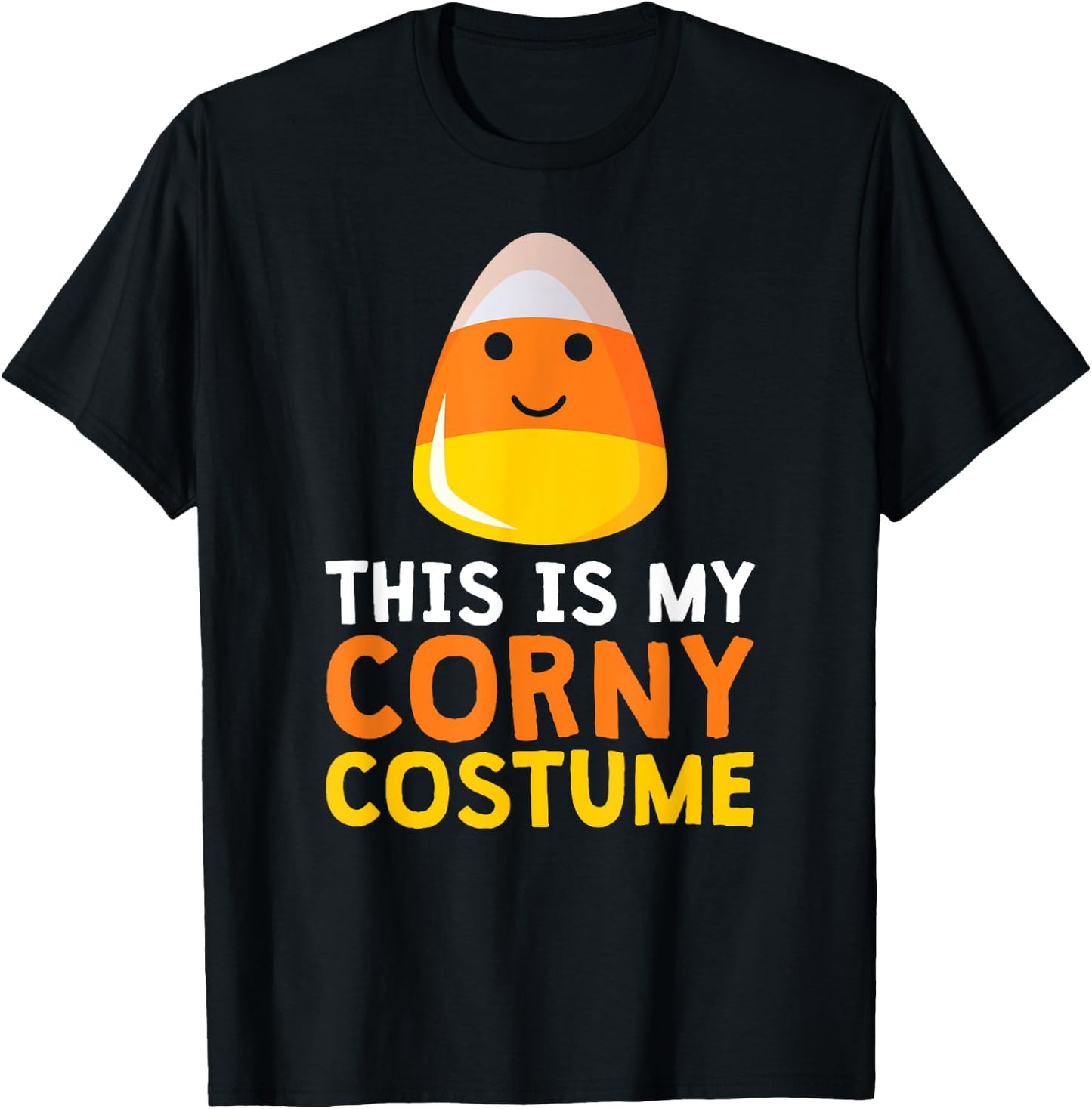 This Is My Corny Costume Funny Candy Corn Halloween T-Shirt - T-Shirt | Black